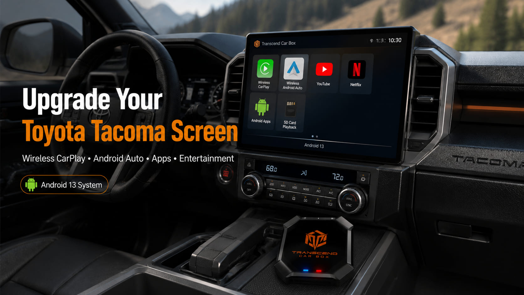 CarPlay AI Box for Toyota Tacoma: Add Apps, YouTube, and Wireless CarPlay