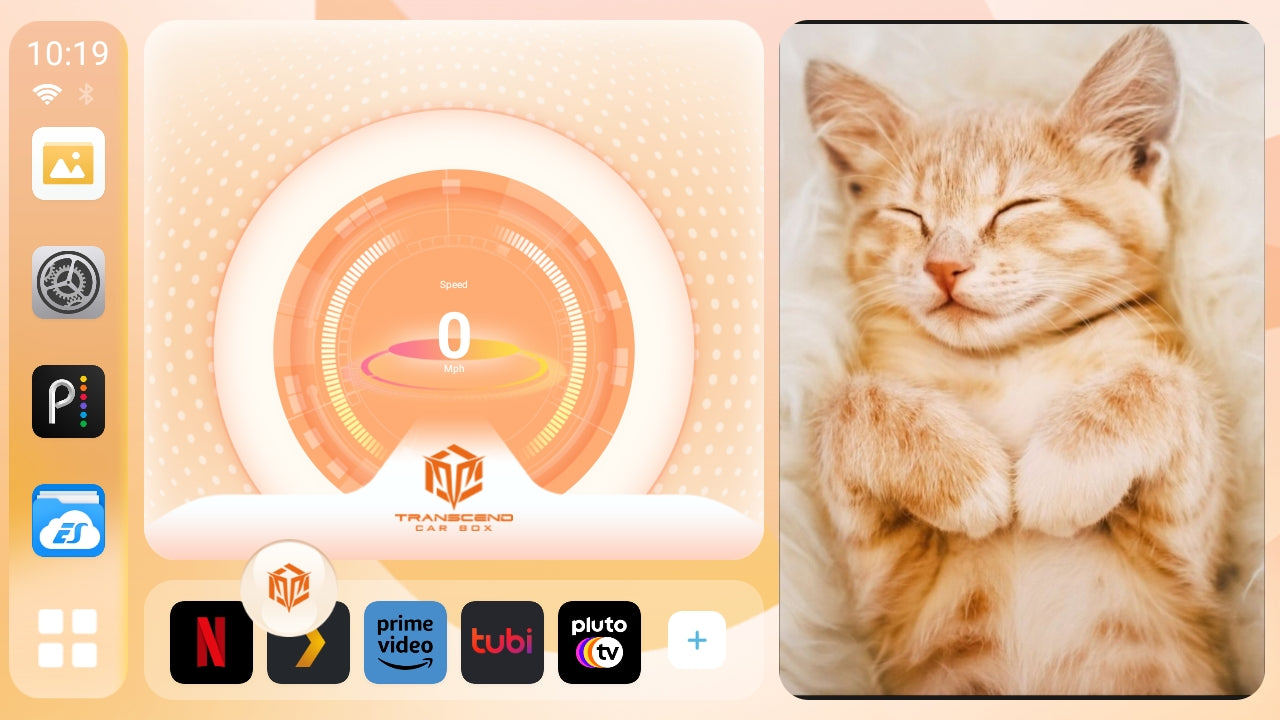 How to set your favorite streaming app as home menu widget on Transcend Car Box  ?