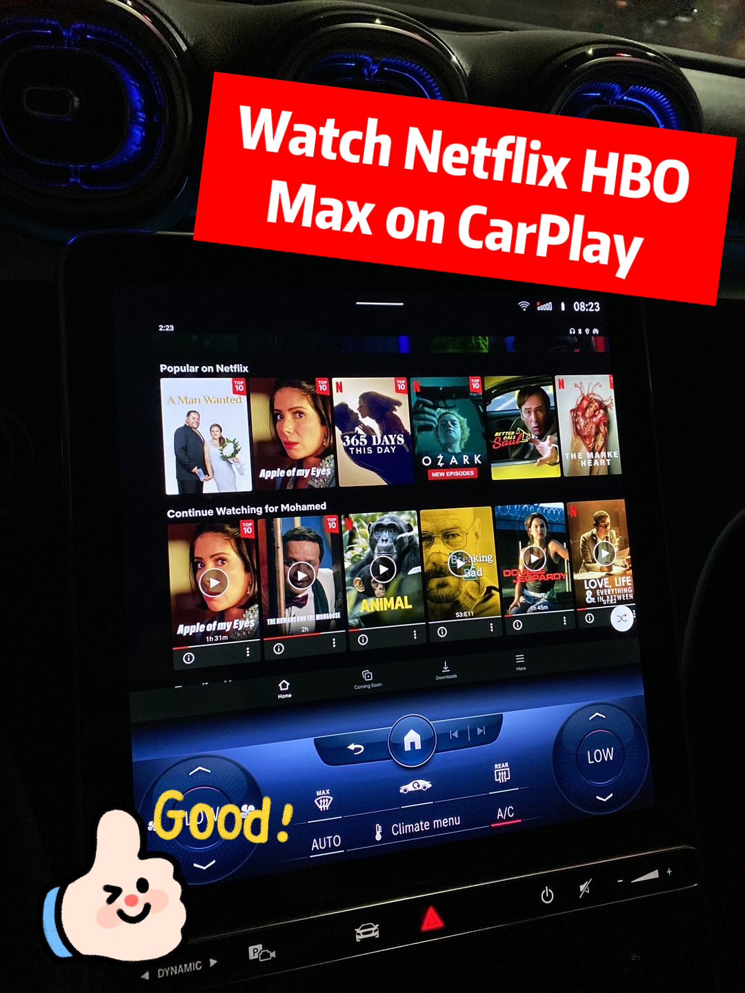 How to watch Netflix on CarPlay ?