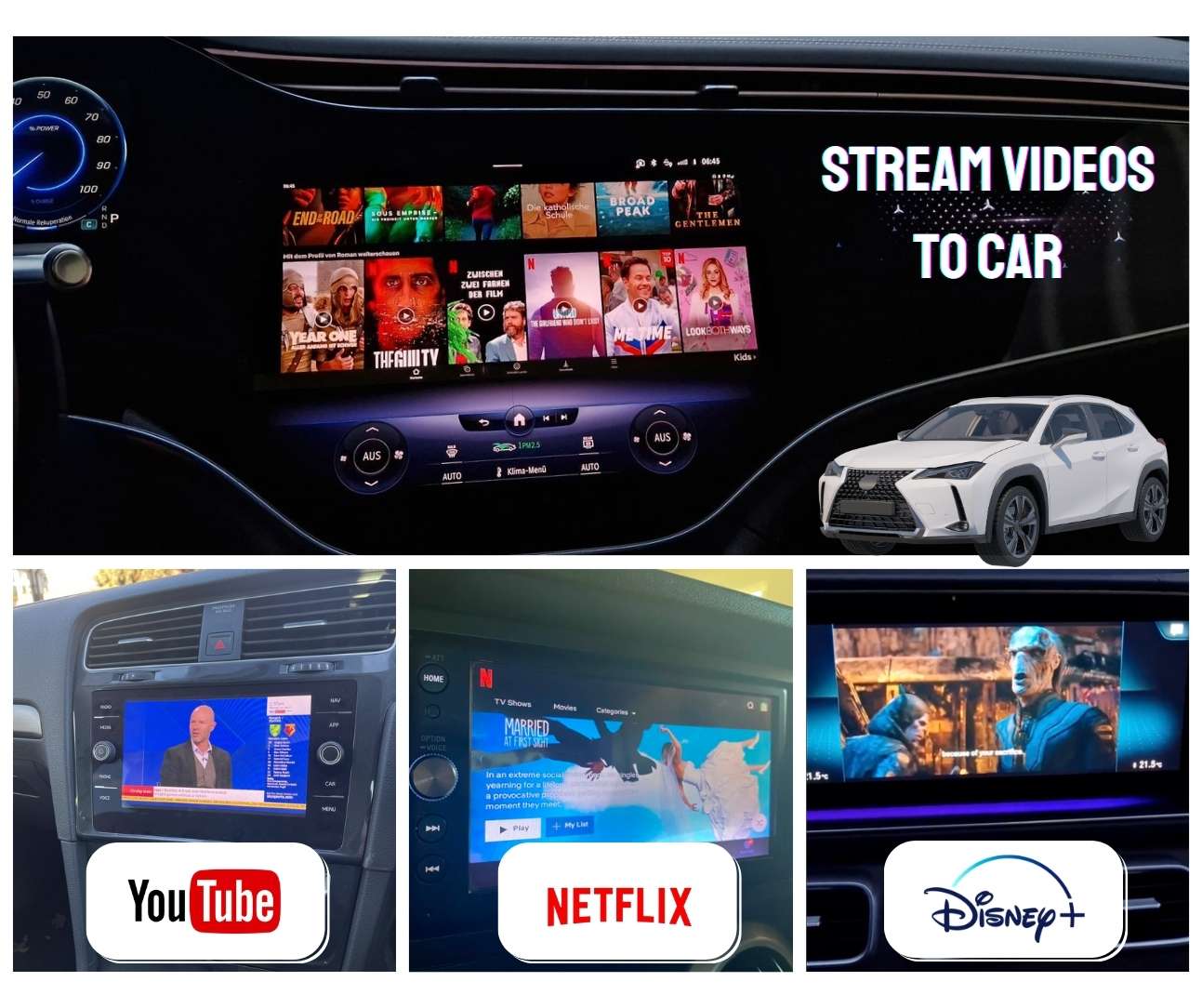 How to Watch YouTube/Netflix Using Android Auto