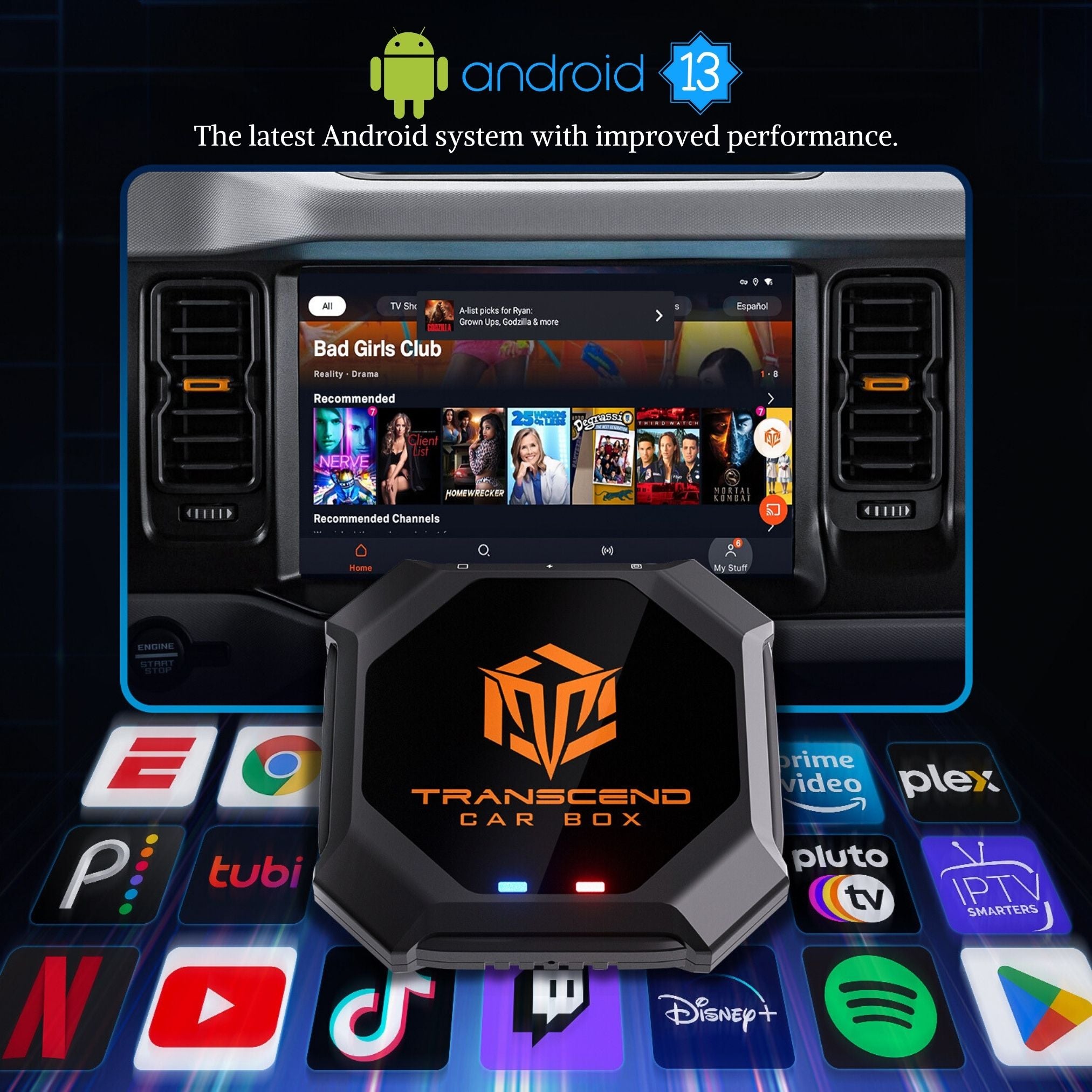 CarPlay android box with android 13 